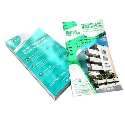 Panfletos, Flyers E Folhetos Couchê 150G Verniz Uv Total Frente E Verso