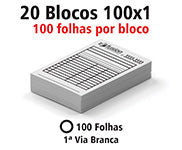 Blocos E Talões  100 Folhas  Ap 75G  100X1