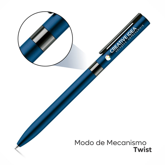 Canetas  Linha Premium Clare Azul