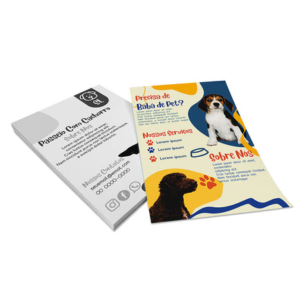 Panfletos, Flyers E Folhetos Couchê 115G Sem Verniz