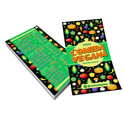 Panfletos, Flyers E Folhetos Couchê 115G Sem Verniz