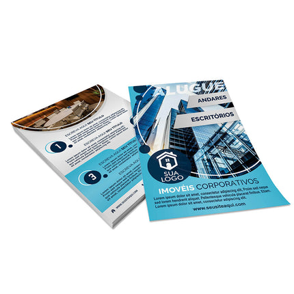 Panfletos, Flyers E Folhetos Couchê 150G Sem Verniz 300X400Mm