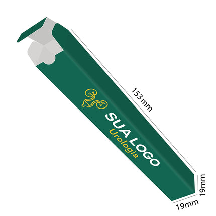 Caixa Para Canetas Supremo 255G Verniz Uv Total Frente  4X0