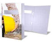 Pastas Couchê 300G Orelha Com Janela Verniz Uv Total Frente 4X0