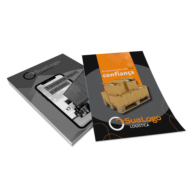 Panfletos, Flyers E Folhetos Couchê 115G Sem Verniz