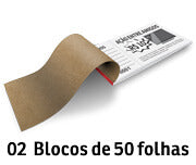 Rifa Apergaminhado  75G 155X75Mm  1X0