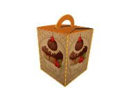 Embalagens Para Delivery Kraft 250G Cupcake Laminação Interna  4X0