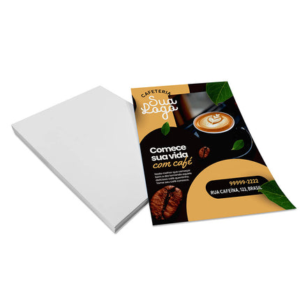 Panfletos, Flyers E Folhetos Couchê 150G Sem Verniz 300X400Mm