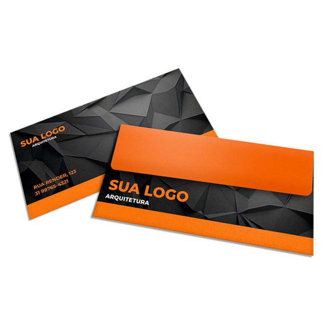 Envelopes Personalizados Ap Sulfite 90G Carta 230X115Mm  4X0