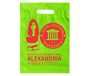 Sacolas   Plásticas Boca Vazada 250X350Mm 1X0 - Verde