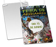 Credencial Couche 300G Clip Jacaré 90X147Mm