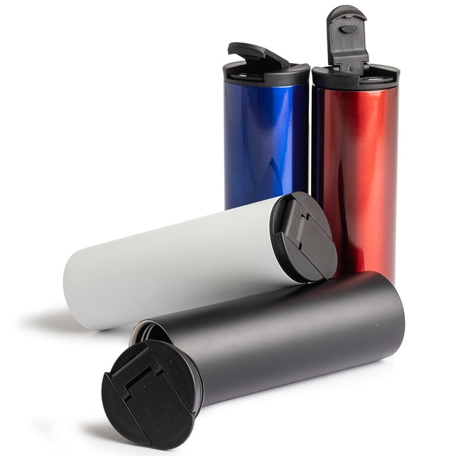 Copo Térmico Inox Com Tampa - 500Ml