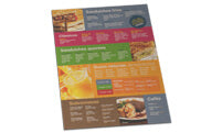 Cardápios Descartáveis Reciclato 250G 300X420Mm