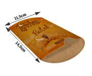 Embalagens Para Delivery Kraft 250G Pastel