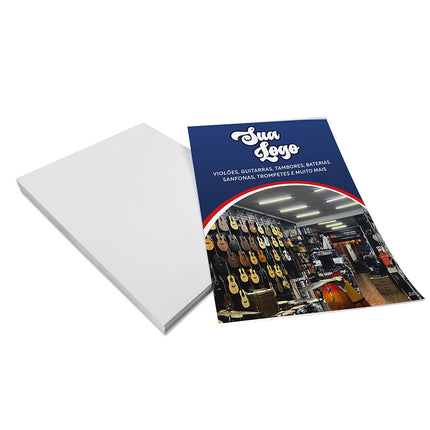 Panfletos, Flyers E Folhetos - Apergaminhado 180G
