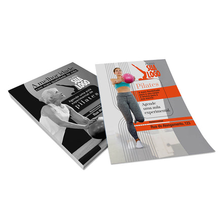 Panfletos, Flyers E Folhetos Couchê 115G Sem Verniz