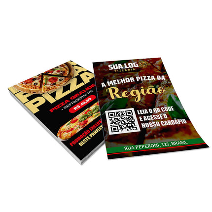 Panfletos, Flyers E Folhetos Couchê 150G Sem Verniz