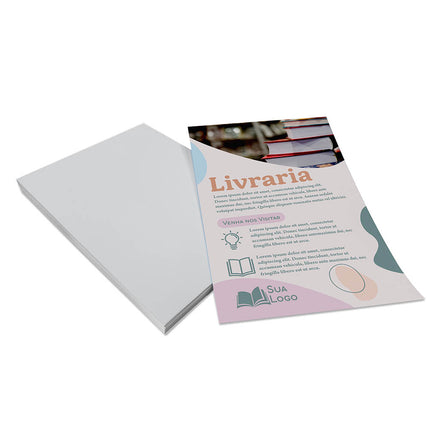 Panfletos, Flyers E Folhetos Couchê 70G Sem Verniz