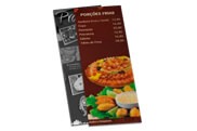 Cardápios Descartáveis Reciclato 250G 105X300Mm