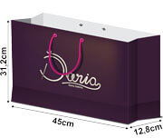Sacola Com Ilhos Apergaminhado Grande Horizontal