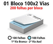 Blocos E Talões  100 Folhas  Autocopiativo 56G  100X2