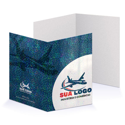 Pastas Supremo 255G Vinco  Lam Holográfica Frente 4X0