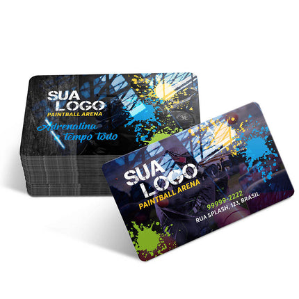 Cartões Fidelidade  Plástico Compacto 50G