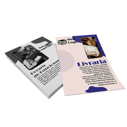 Panfletos, Flyers E Folhetos Couchê 90G Sem Verniz