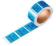 Adesivo De Papel Em Bobina - Rotulo Cola Boracha  80G 4X0
