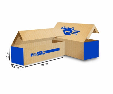 Caixas Para Cartão Papelão Ondulado 340G Personalizada Para 1000 Cartões  1X0