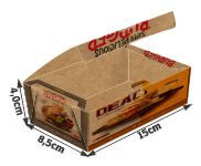 Embalagens Para Delivery Kraft 250G Massas Pequena  4X0