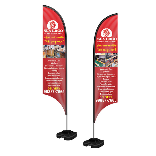 Wind Banner - Kit Completo - 3,50M (Gg)