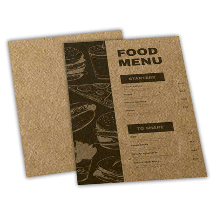 Cardápios  Simples  Kraft 250G