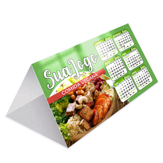 Calendário De Mesa Básico Supremo - Sem Verniz