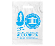Sacolas   Plásticas Boca Vazada 300X400M - Branco