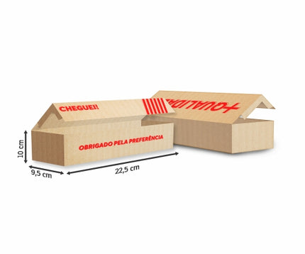 Caixas Para Cartão Papelão Ondulado 340G Personalizada Para 500 Cartões  1X0