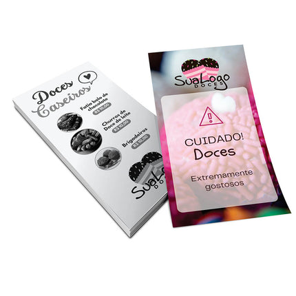 Panfletos, Flyers E Folhetos Couchê 150G Sem Verniz