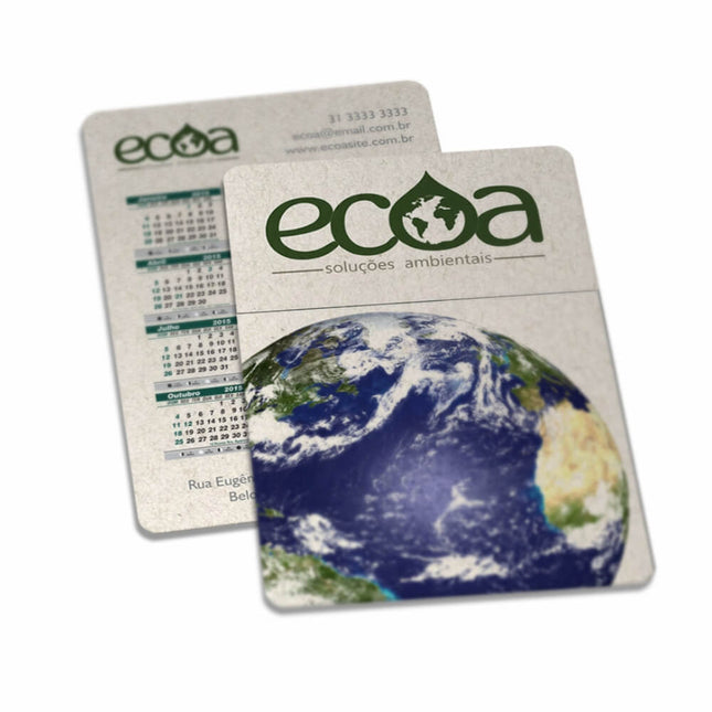 Calendário De Bolso Reciclato 250G Sem Verniz  4X4