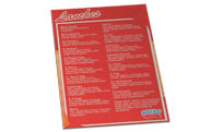 Cardápios Descartáveis Reciclato 250G 300X420Mm