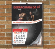Calendários E Folhinhas 2025 Calendário De Parede Couchê 115G  Simples Com Furo Grampo E Picote 12 Páginas  4X0