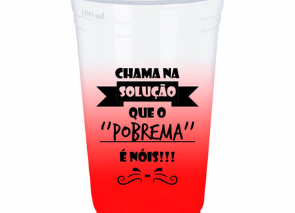 Copos Descartáveis  300Ml   Degradê  1X1