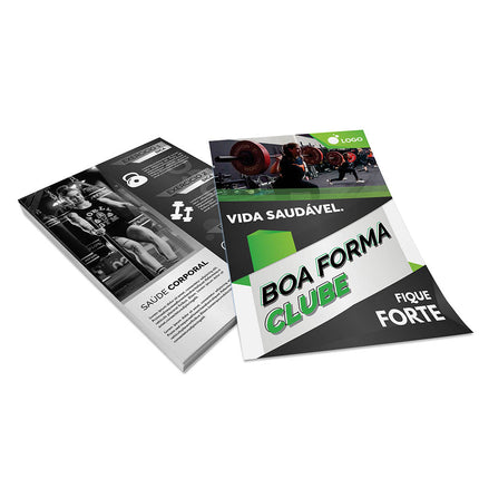 Panfletos, Flyers E Folhetos Couchê 115G Sem Verniz
