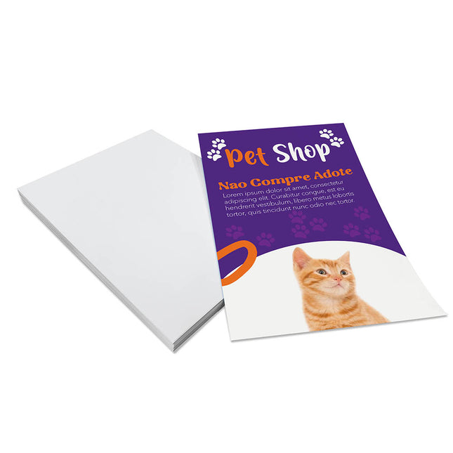 Panfletos, Flyers E Folhetos Couchê 70G Sem Verniz