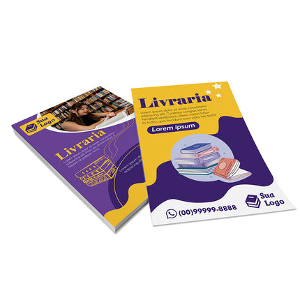 Panfletos, Flyers E Folhetos - Couchê