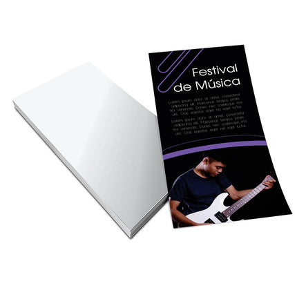 Panfletos, Flyers E Folhetos Couchê 70G Sem Verniz