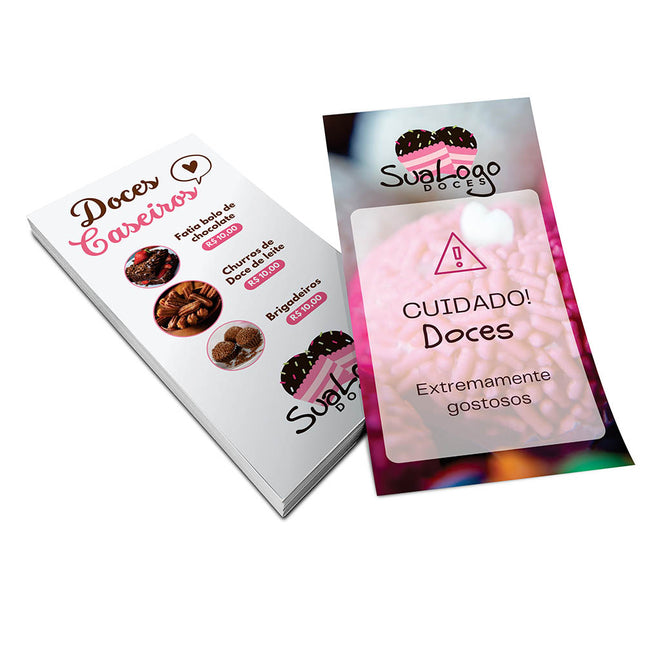 Panfletos, Flyers E Folhetos Couchê 150G Sem Verniz