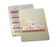 Calendário De Bolso Couchê 250G  Sem Verniz