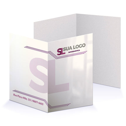 Pastas Supremo 255G Vinco  Lam Brilho Frente 4X0 - 10 - Pdvsb02