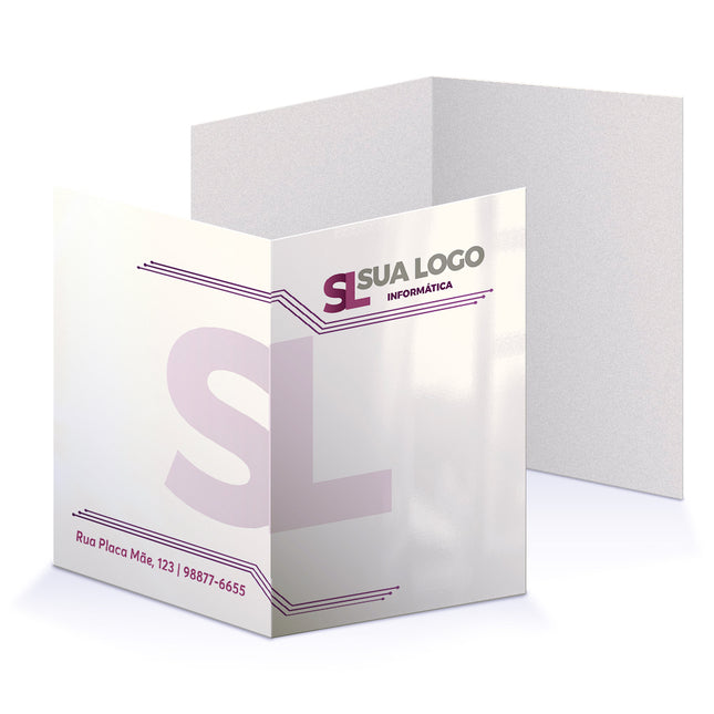 Pastas Supremo 255G Vinco  Lam Brilho Frente 4X0 - 10 - Pdvsb02