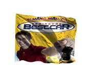 Bandeiras Elastano Costura Linha Branca Overlock